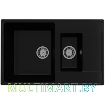Кухонная мойка Ulgran Quartz Prima 780 1.5K (07 уголь)